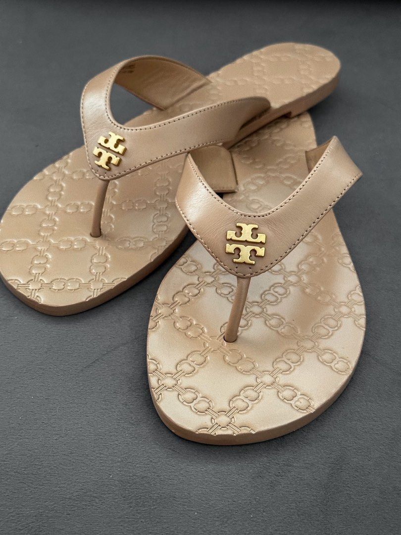 Tory Burch Monroe flip flops Carousell