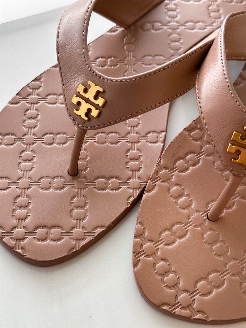Tory Burch Monroe flip flops Carousell