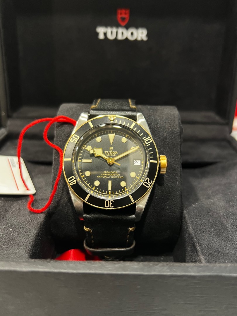 Tudor black bay s&g leather strap shop