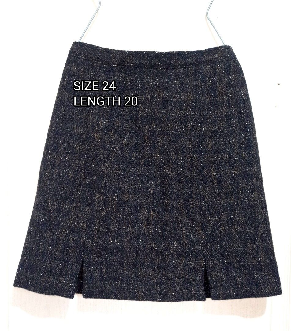 Tweed skirt size 24 outlet