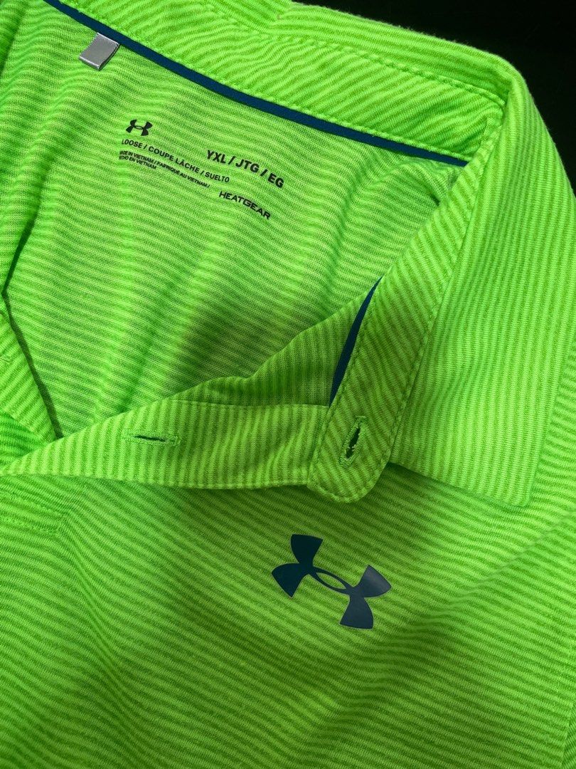 Under armour youth golf shirts on sale