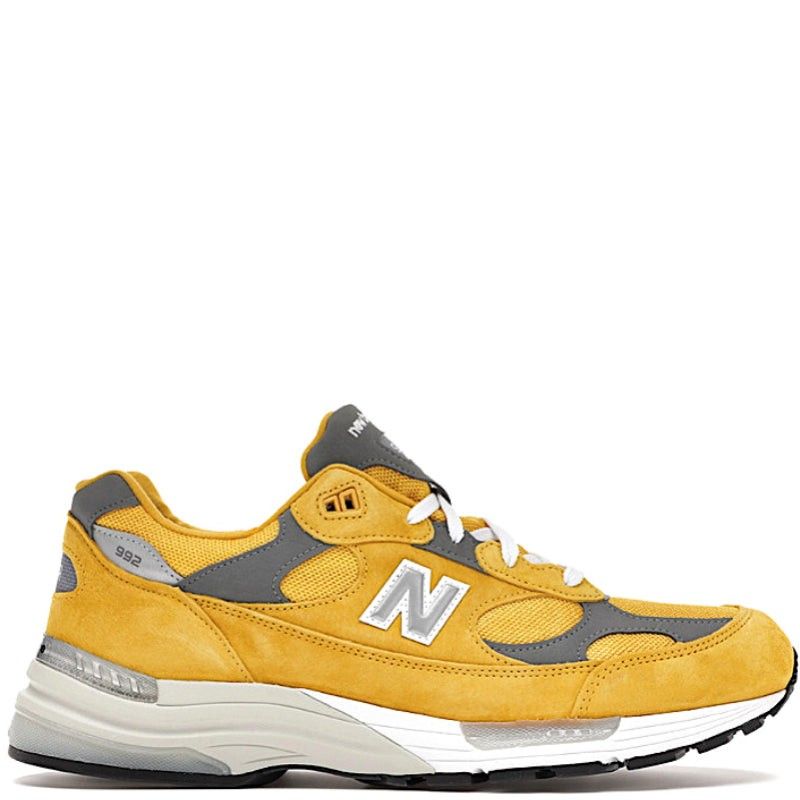 US7| NEW BALANCE 992 GOLD CREAM / YELLOW GREY, Women's