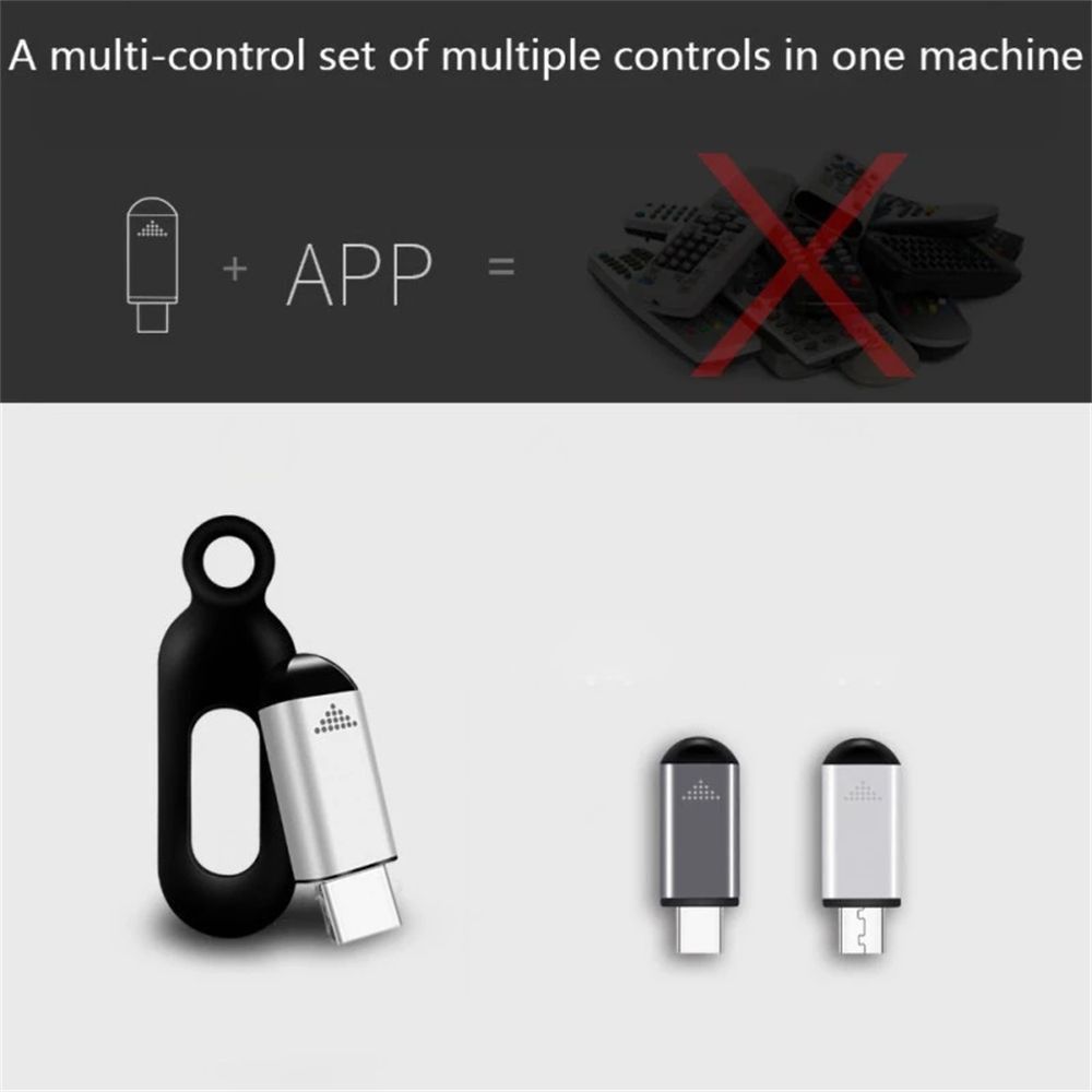USB-C BLACK MULTIFUNCTIONAL IR ADAPTER SMART REMOTE CONTROL, TV & Home ...