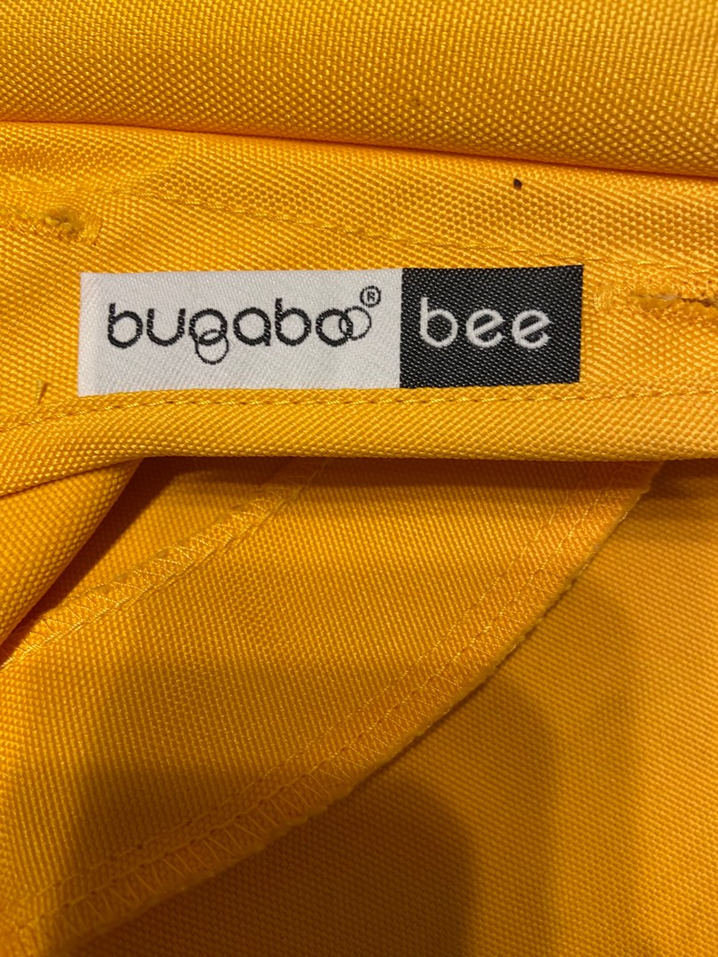 (USED) Bugaboo Bee yellow sun canopy, Babies & Kids, Going Out