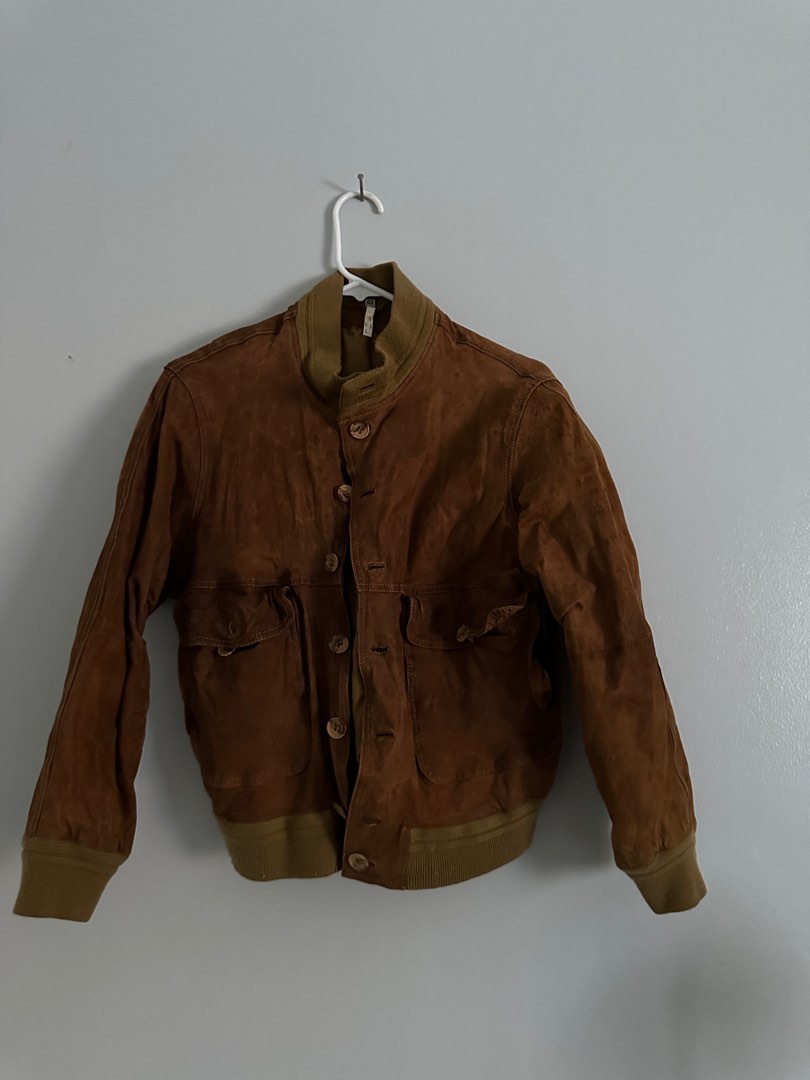 Vera pelle suede best sale jacket