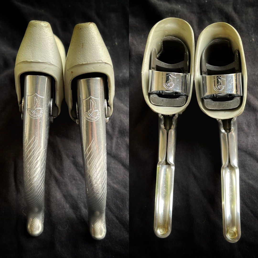 Leviers Campagnolo Chorus 8 Vitesses Vintage - Reconditionnés Avec Capuchons Neufs #ERG06