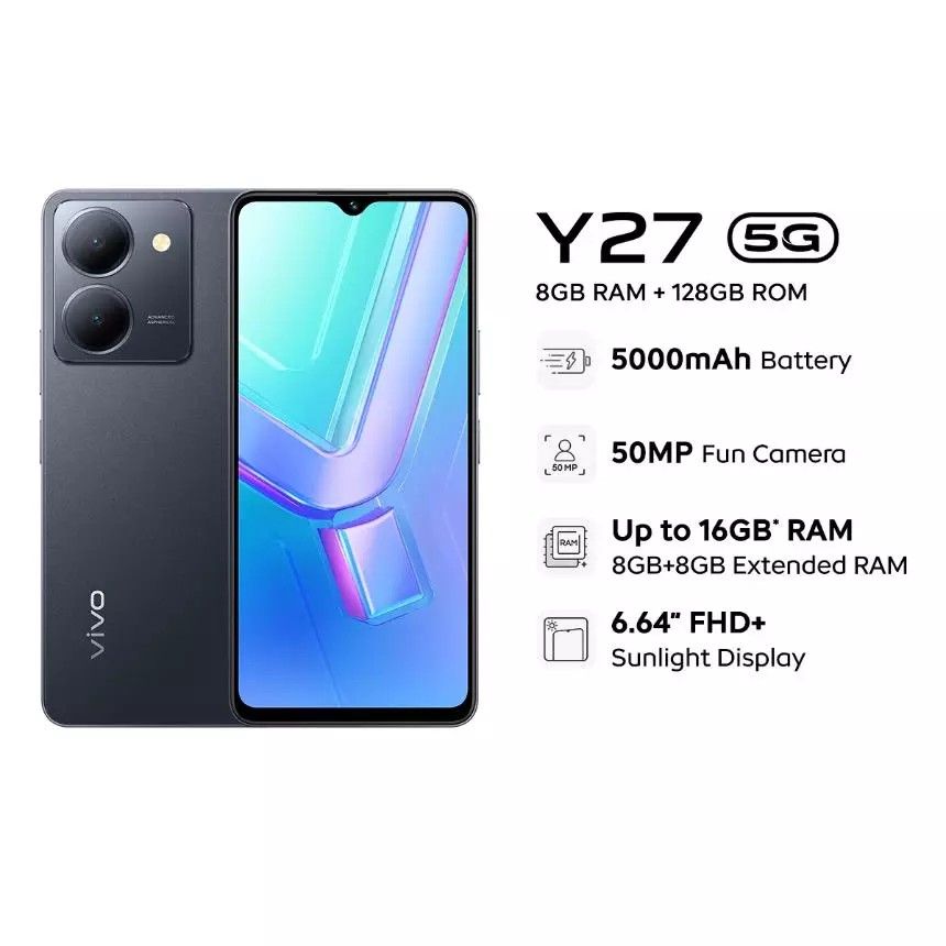 Vivo Y27 5G | 128GB Black, Mobile Phones & Gadgets, Mobile Phones, Android  Phones, Vivo on Carousell