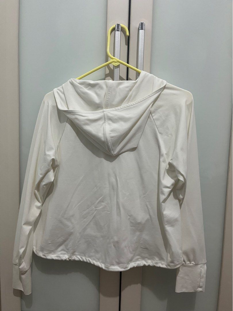 White activewear jacket clearance