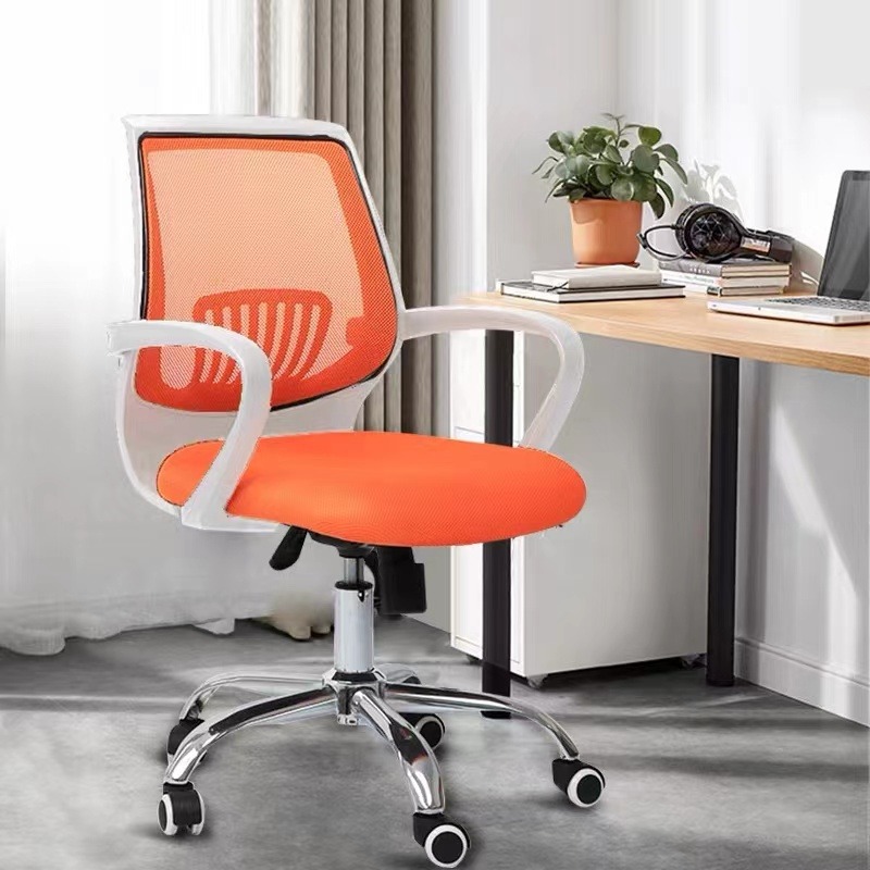 White Frame Office Chair/Black Frame Office Chair Study Chair Computer