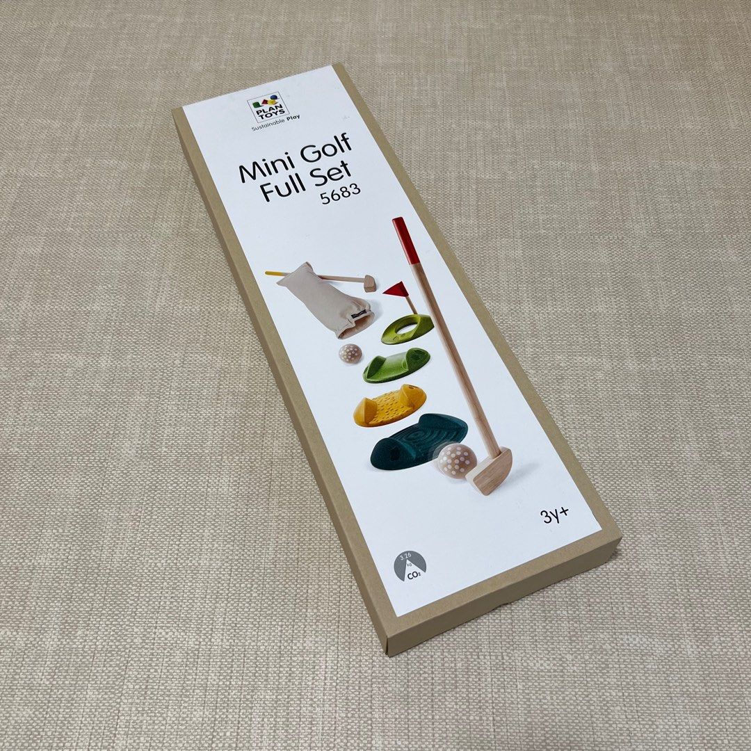 x1 PLAN TOYS Mini Golf Full Set Motor Skills, Hobbies & Toys, Toys & Games on Carousell
