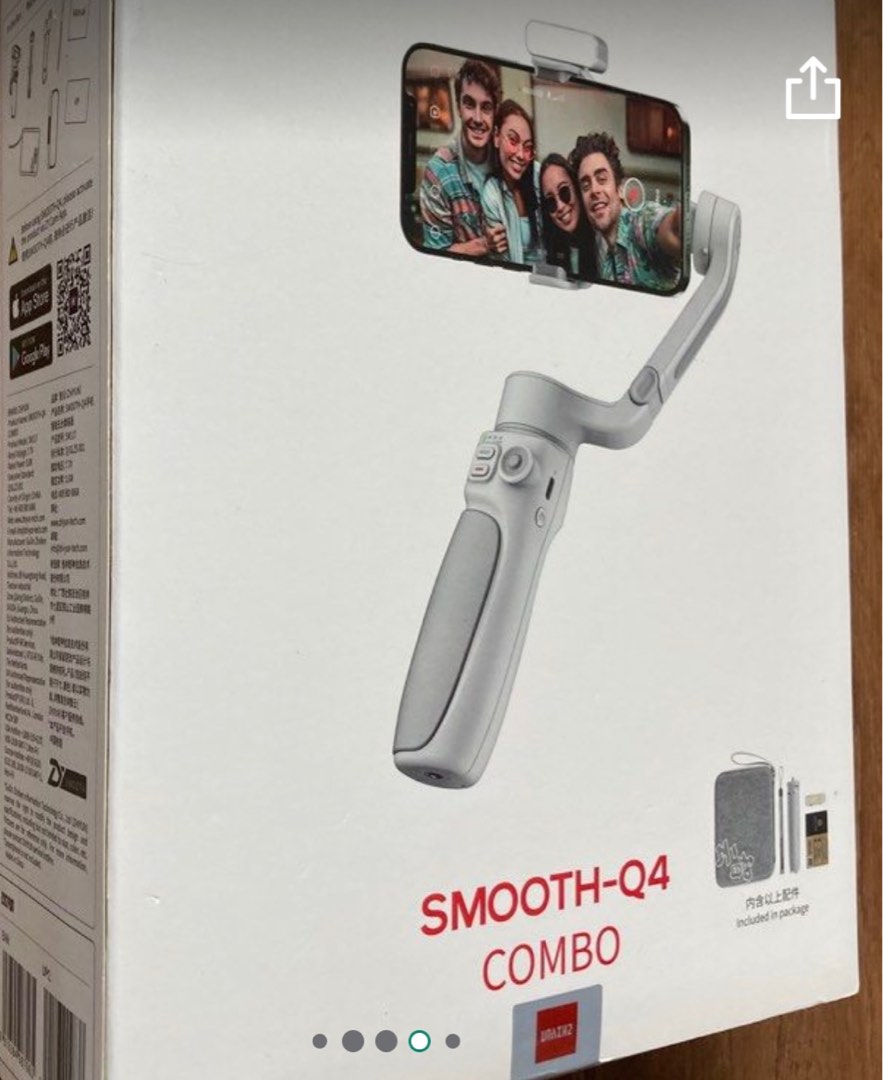 Zhiyun Smooth Q4 Combo, Photography, Photography Accessories, Gimbals ...