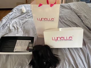 100% Real Human Hair Wig in natural black (Brand: Lynelle House of Hair Fashion)