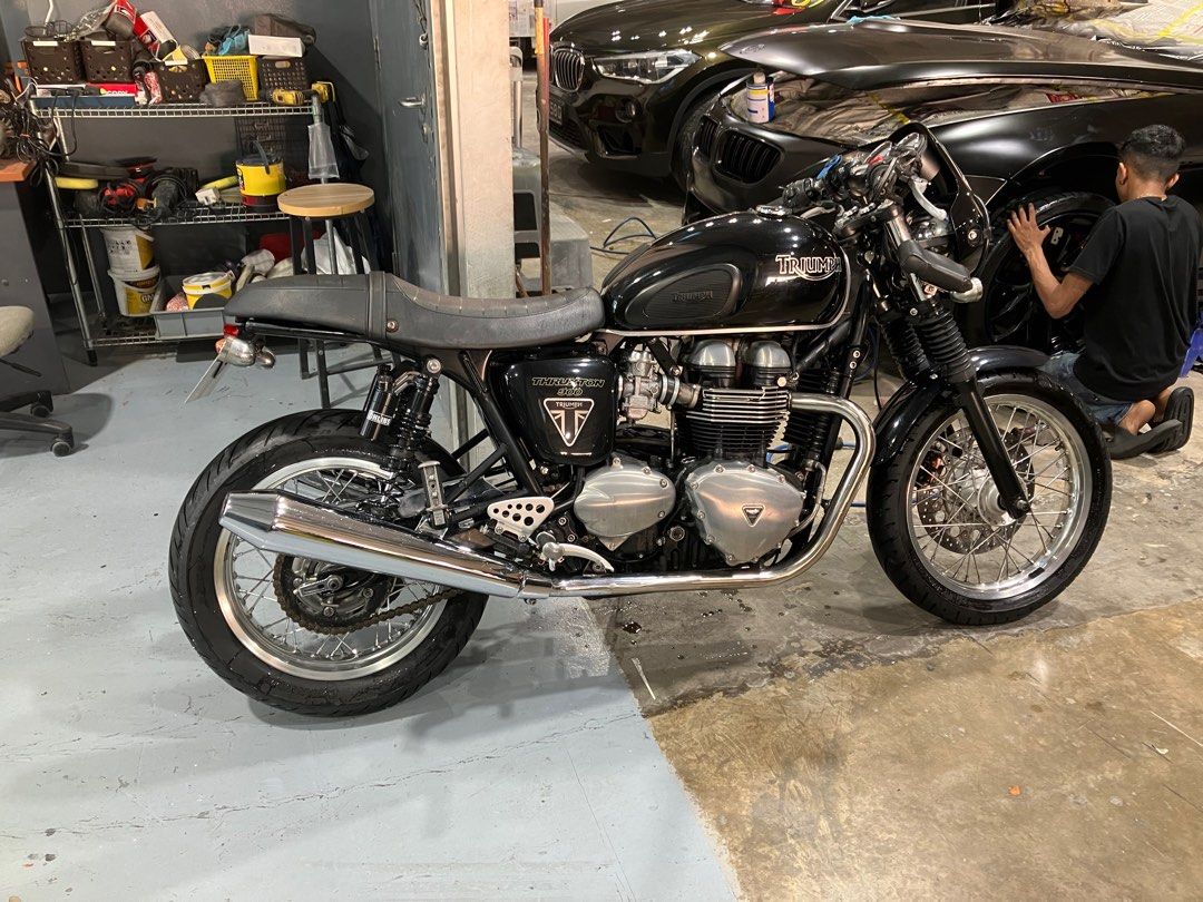 2014 triumph thruxton on sale 900 for sale