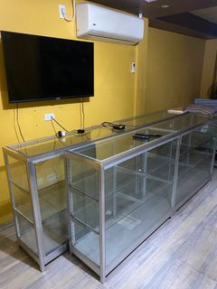 2 Glass Cabinet Displays