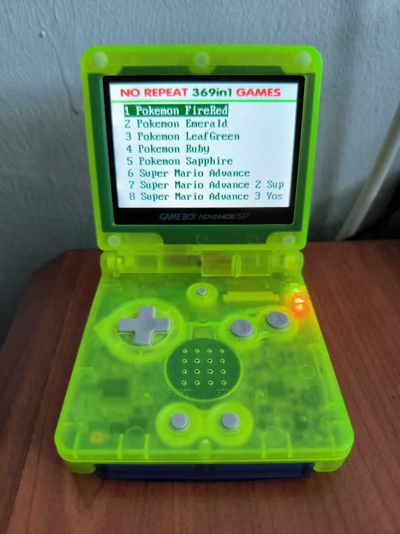 Gameboy advance sp 369 best sale in 1