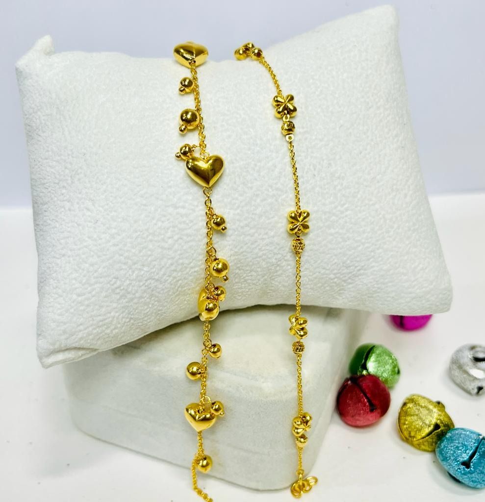 Gold bracelet outlet chain design