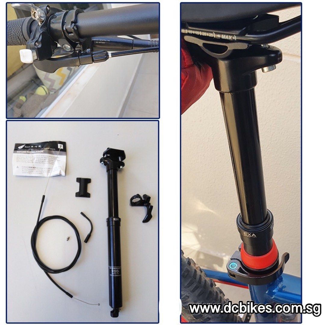 KS Kind Shock Exa Form 30.9mm 31.6mm Internal Routing 150mm 170mm Dropper Seat Post Bar Remote Lever Dcbikes 30.9 31.6 150 170 900i Sports Equipment Bicycles Parts Parts Accessories on Carousell