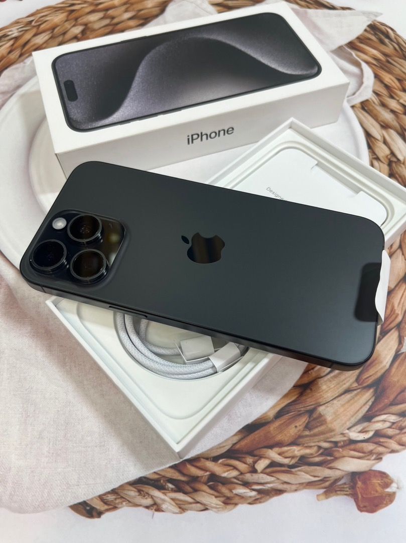 🍎 Apple iPhone 15Pro Max 1TB🍎黑色拆封新品無使用電池健康度100