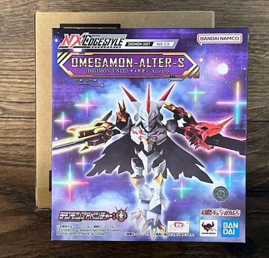 全新Bandai Nxedge Style Digimon Unit NX-EX Omegamon Alter-S 數碼暴