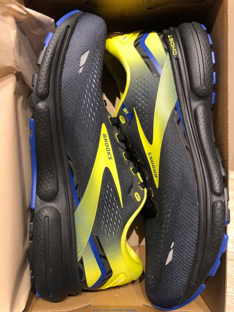 新色 Brooks Men Ghost 15 Black/Nightlife/Blue 男裝 路跑鞋 跑步鞋