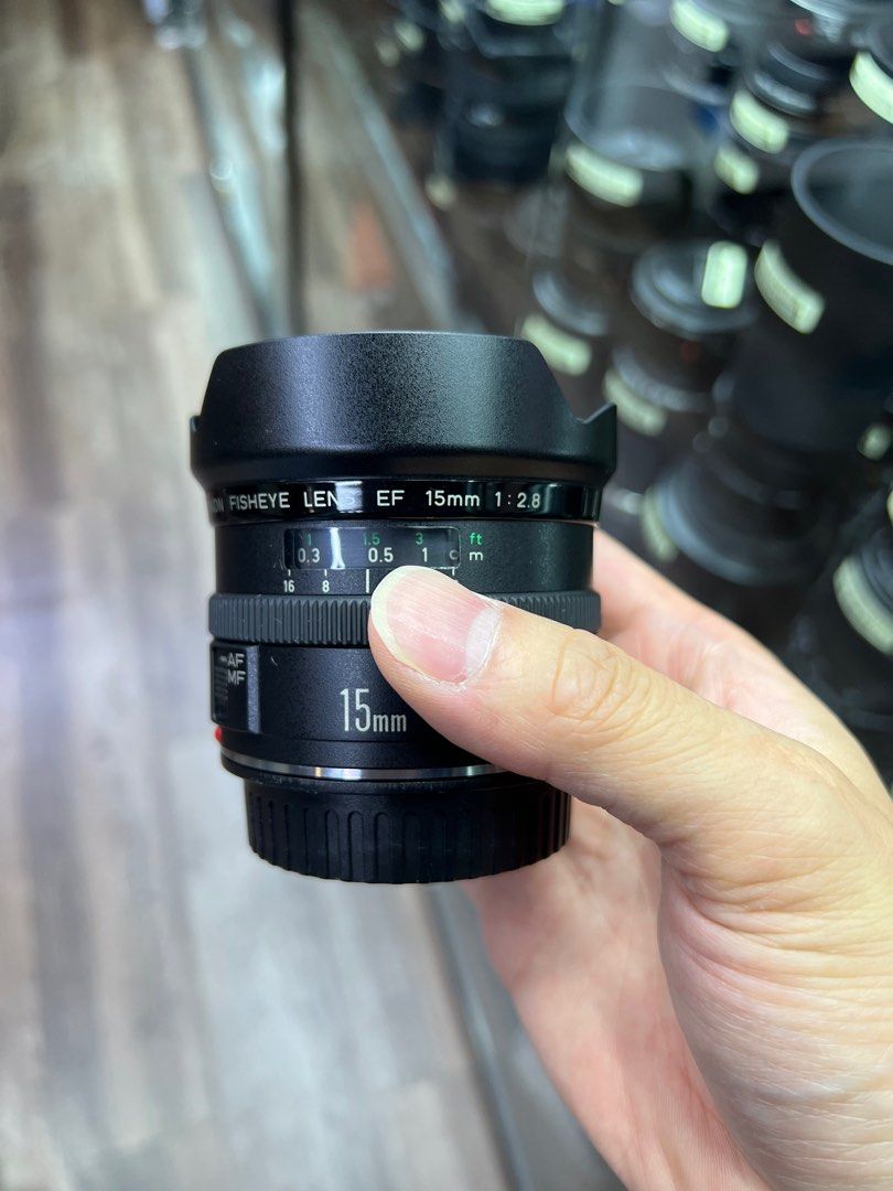 罕有品canon Ef 15mm f2.8 fisheye 全片幅, 攝影器材, 鏡頭及裝備