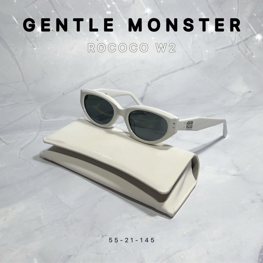 Gentle Monster Rococo W2 サングラス 韓国購入 Ready Stock) Rococo W2 | Gentle Monster Sunglasses | 55-21-145