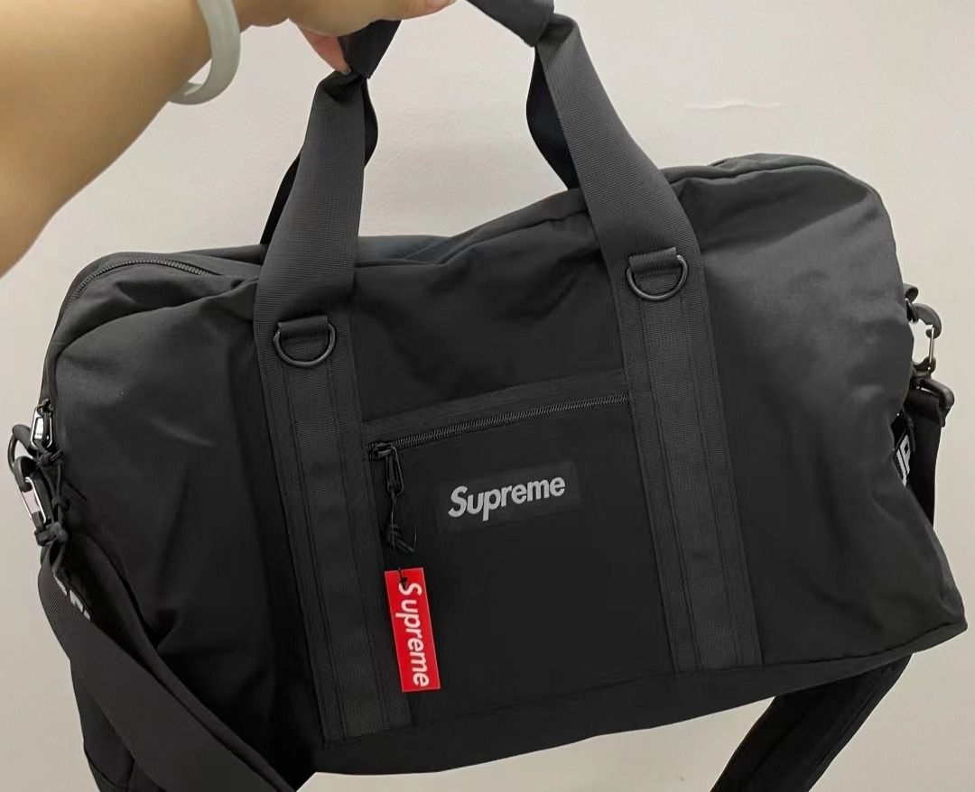 潮牌Supr 23SS Field Duffle Bag 旅行包健身包手提包桶包拎包, 名牌