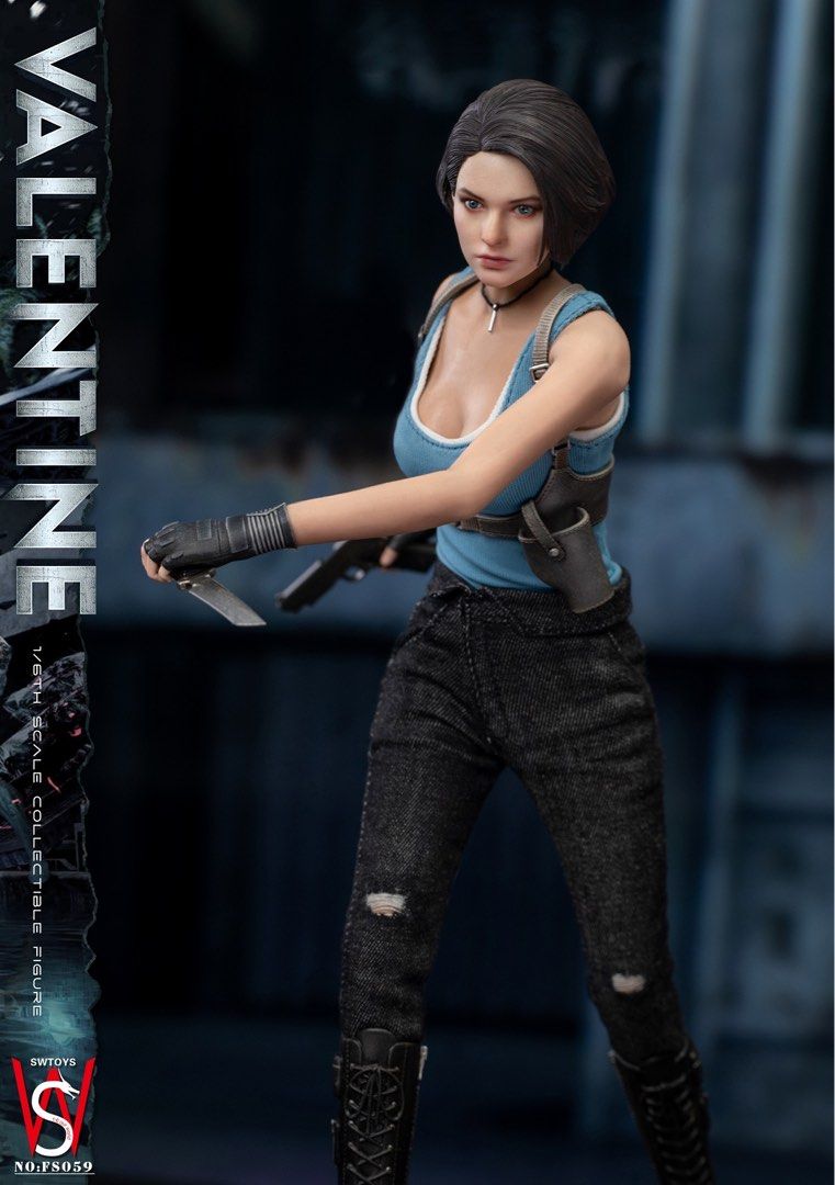 預訂] SWToys 1/6 Jill Valentine Resident Evil 生化危機FS059 可動人