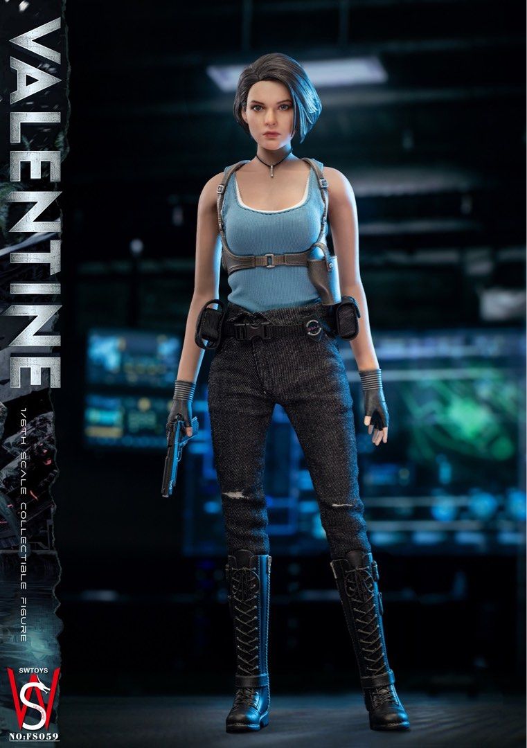 預訂] SWToys 1/6 Jill Valentine Resident Evil 生化危機FS059 可動人