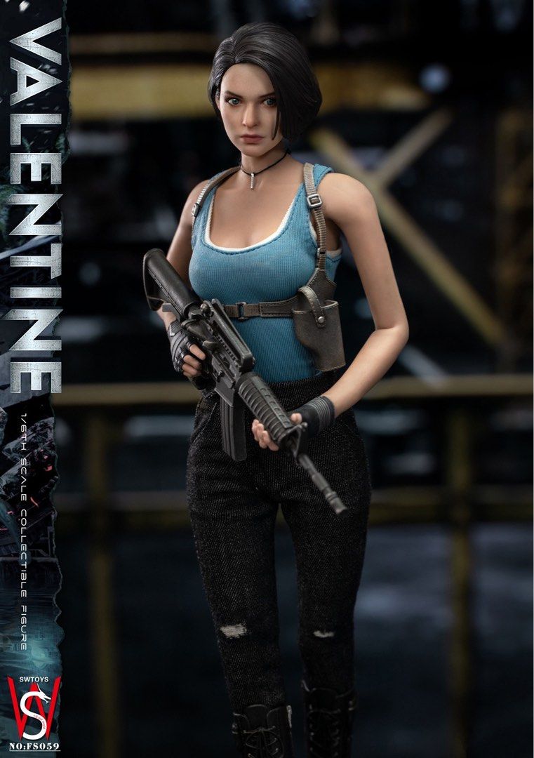 預訂] SWToys 1/6 Jill Valentine Resident Evil 生化危機FS059 可動人