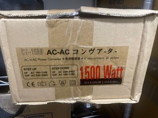 Ac-Ac power converter 1500 Watt