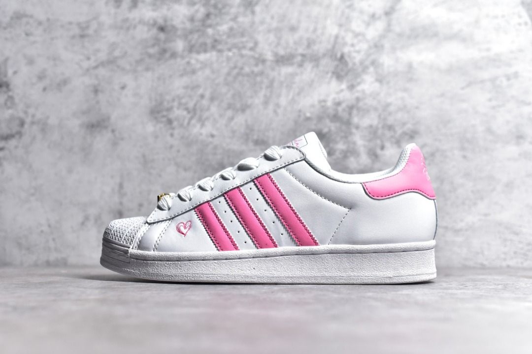 Adidas originals online superstar pink