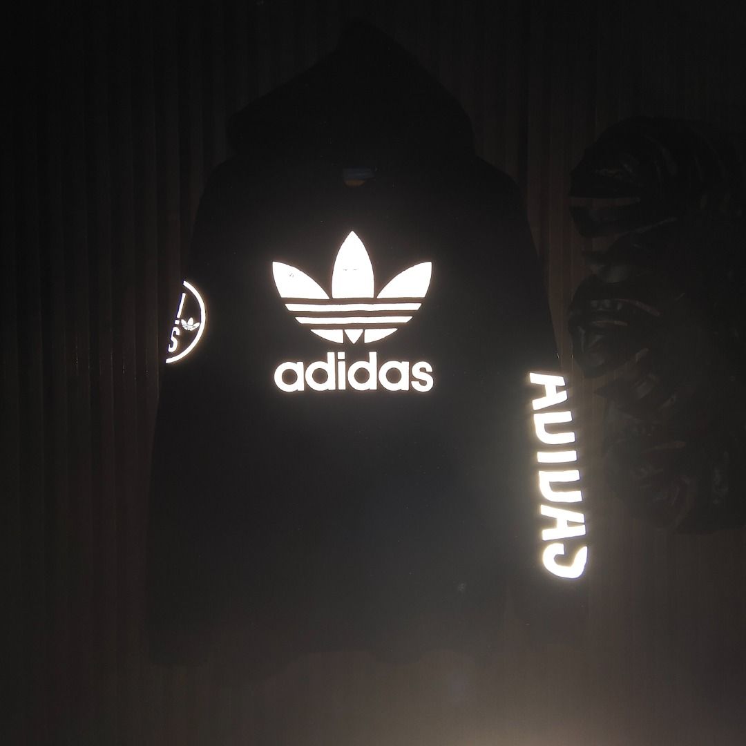 Adidas hoodie reflective sale