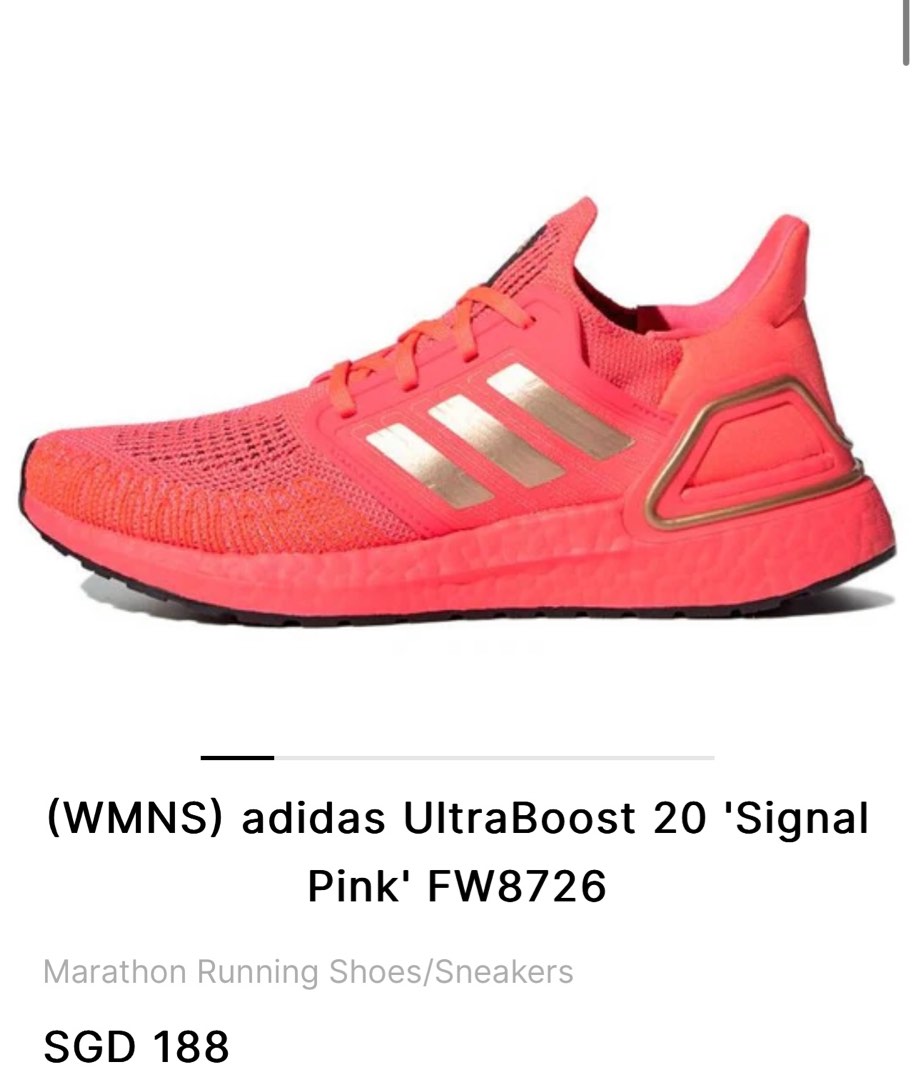 Adidas Ultraboost 20 w Female Women s Fashion Footwear Sneakers