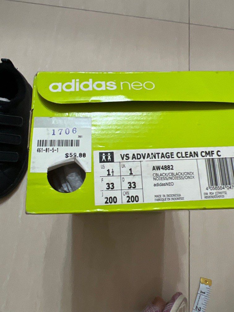 Adidias Boys Black Shoes US1.5, Babies u0026 Kids, Babies u0026 Kids Fashion on  Carousell