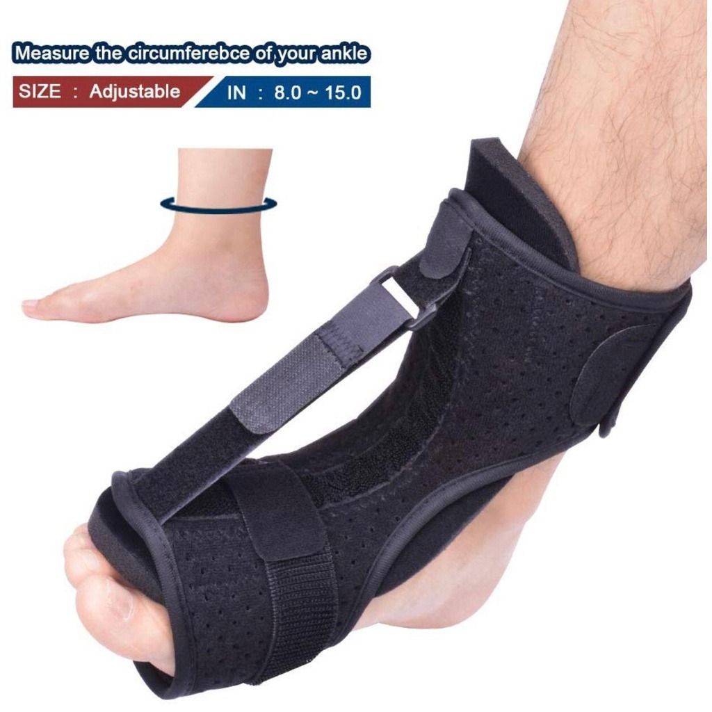 Adjustable Plantar Fasciitis Night Splint Foot Drop Orthotic Brace