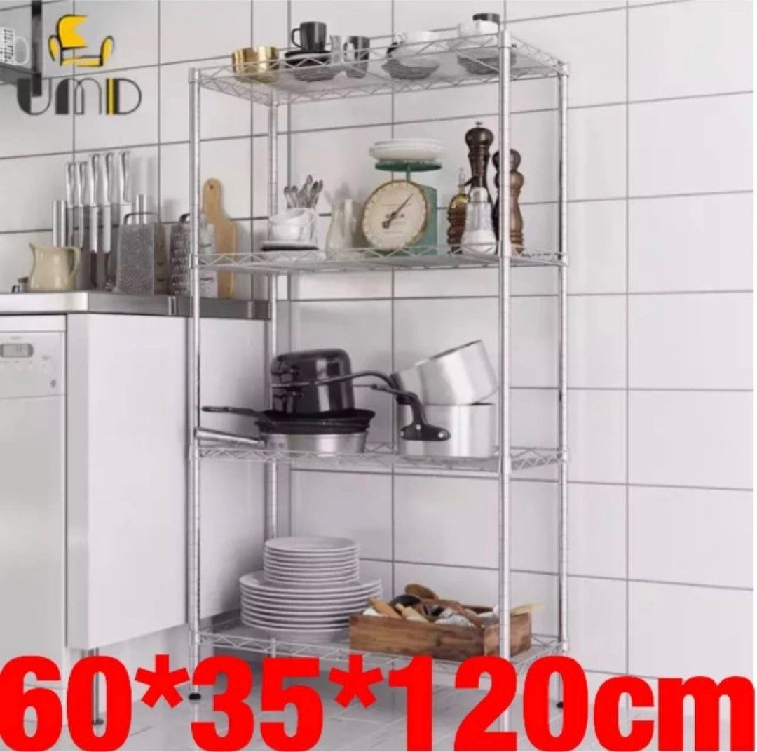 Anti-Rust Metal Storage Rack, Furniture & Home Living, Furniture ...