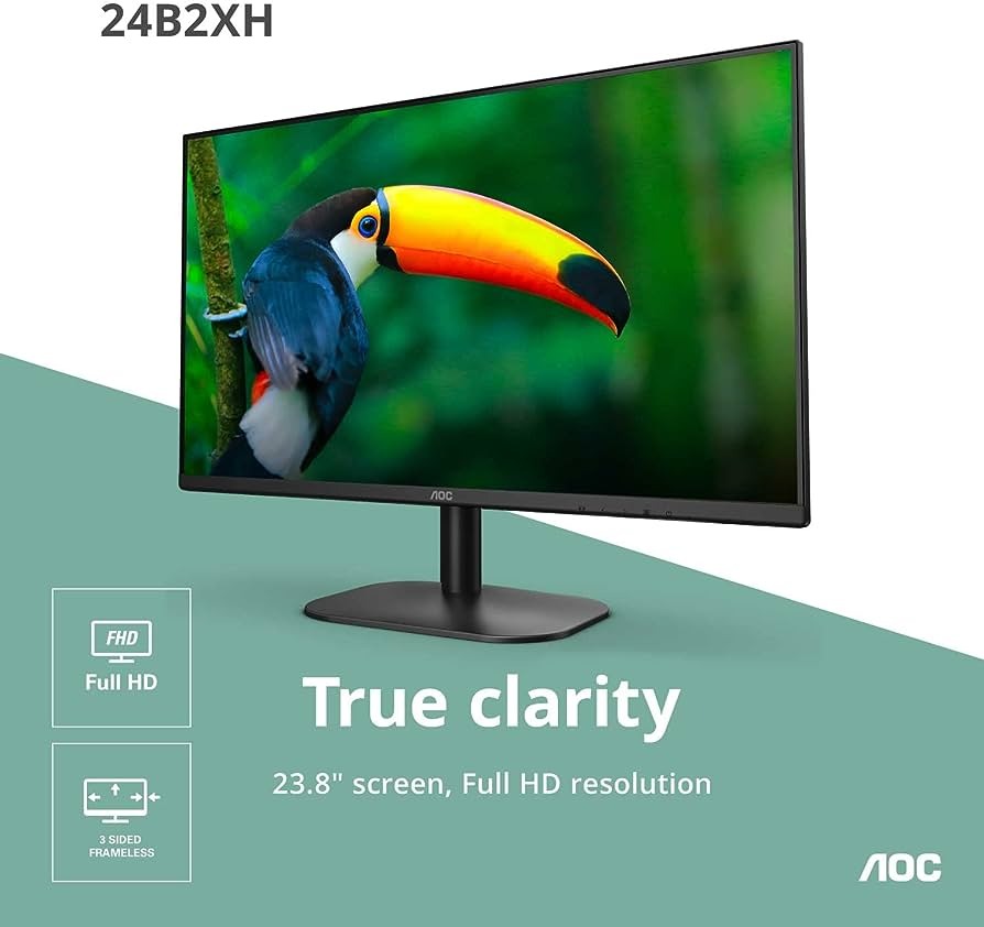 AOC Monitor 24BIXH2 23.8" IPS FHD 100Hz, Computers & Tech, Parts