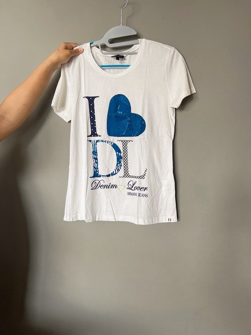 Armani jeans sales white t shirt