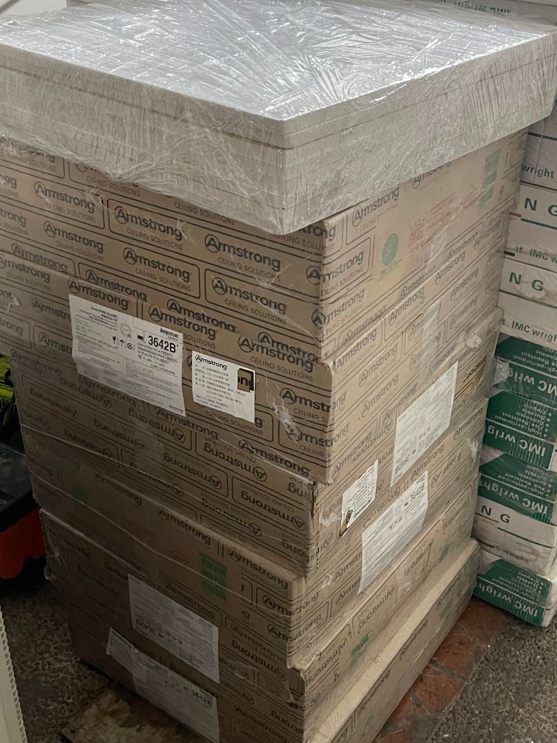 ARMSTRONG ACOUSTIC CEILING BOARD (Category: Construction & Building Materials) located in Marikina City. Submitted by christine_km8enterprises (Listing ID 1258512012, Image 2). Description: ARMSTRONG ACOUSTIC CEILING BOARD 👉🏻BIG DISCOUNTS for bulk orders👈🏻 Smart / Viber / Telegram: 09682902240 Globe: 09955373239 Christinekm8enterprises@gmail.com Fb: Christine/ km8 Enterprises Sizes: 2ft x 2ft & 2ft x 4ft Also available: Wall angle Main tee Cr