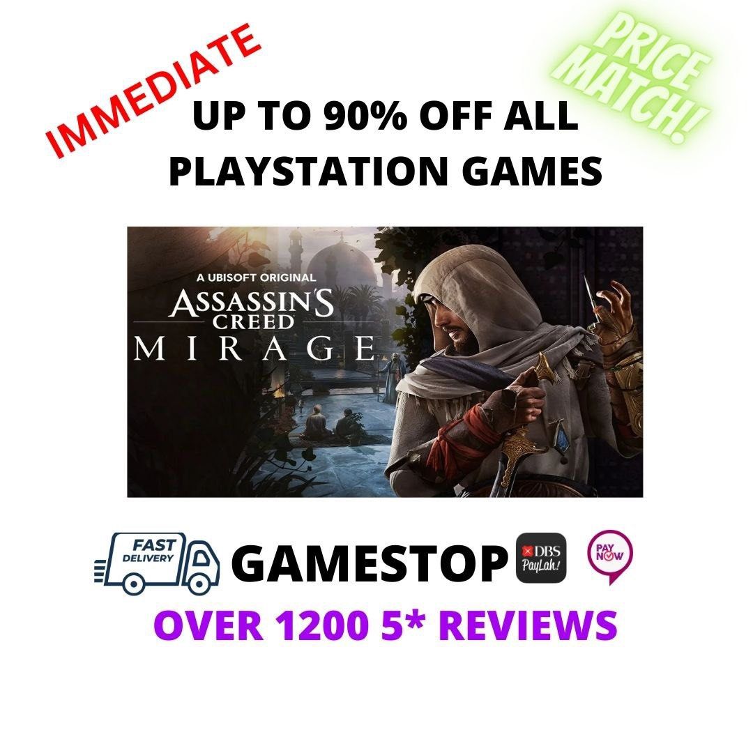 Assassin's Creed Mirage [PS4 Games] [PS5 Games], Video Gaming