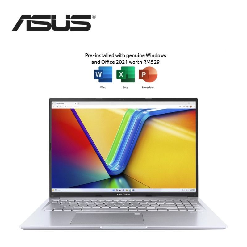  ASUS VivoBook 16 Laptop, 16” WUXGA (1920 x 1200) 16:10 Display,  AMD Ryzen 7 7730U CPU, AMD Radeon™ Graphics, 8GB RAM, 1TB SSD, Fingerprint  Sensor, Windows 11 Home, Indie Black, M1605YA-ES74 : Electronics