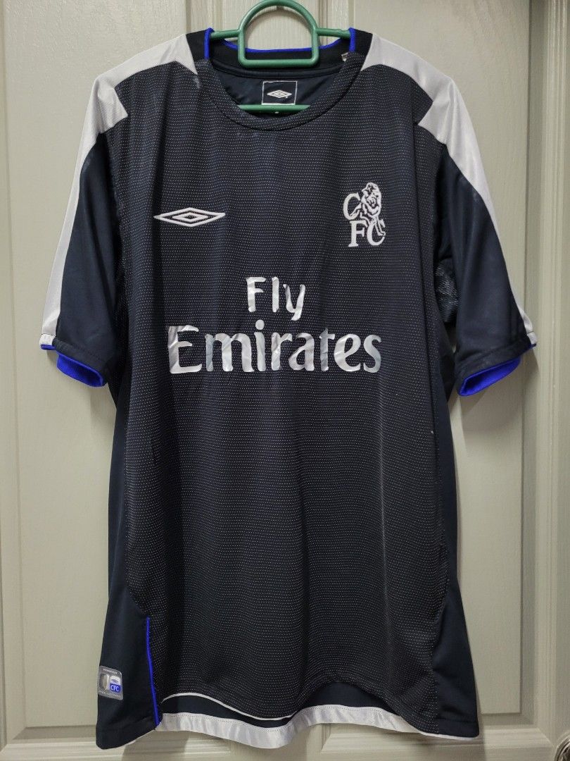 Authentic Chelsea 2004 05 away Umbro jersey jersi Men s Fashion