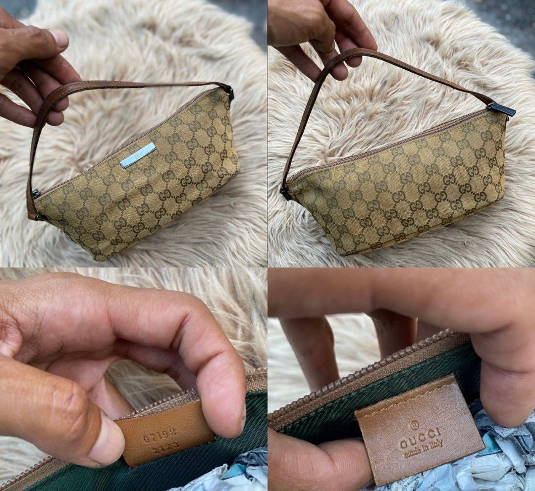 Authentic Gucci boat pochette bag, Luxury, Bags & Wallets on Carousell