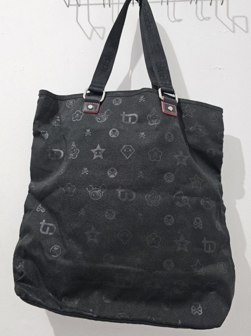 Authentic Tokidoki Tote Bag (Black Big) (Category: Tote Bags) located in Manila. Submitted by keishache04272 (Listing ID 1258547407, Image 2). Description: Brand New with tag Bought in USA Lightweight, spacious and chic Perfect for everyday use Meetup: Mister Kabab West Ave, Trinoma and SM North Edsa Delivery: Pay item first through BPI, BDO, or Gcash. Buyer book and pay for shipping with Lalamove or Grab.