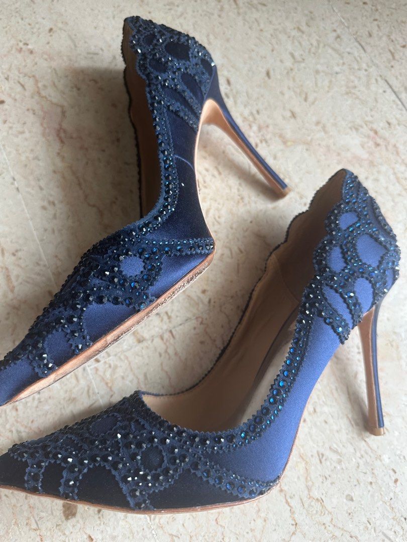 Badgley mischka sales embellished heel
