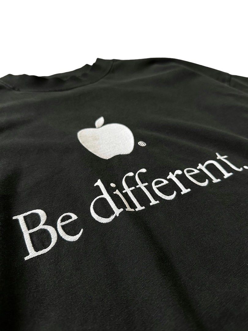 Balenciaga Apple Be Different Tee, Men's Fashion, Tops Balenciaga Apple Be Different Tee, Men's Fashion, Tops