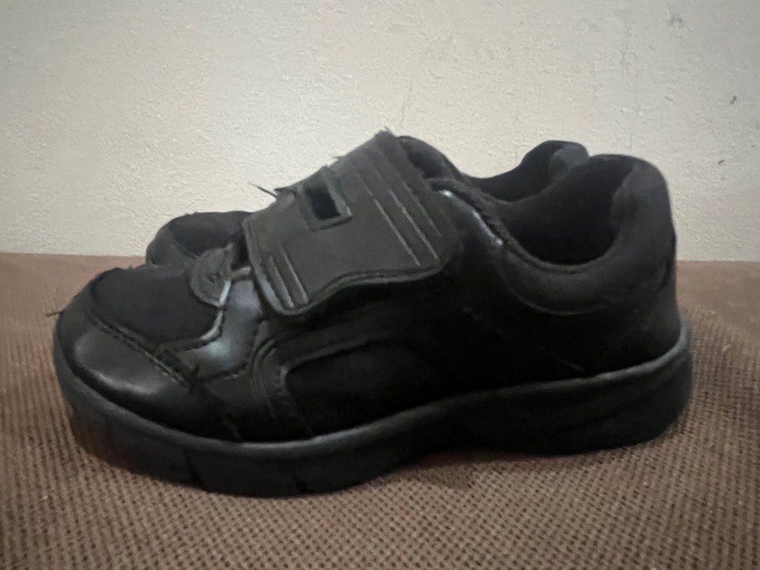 Bata black school discount shoes with velcro