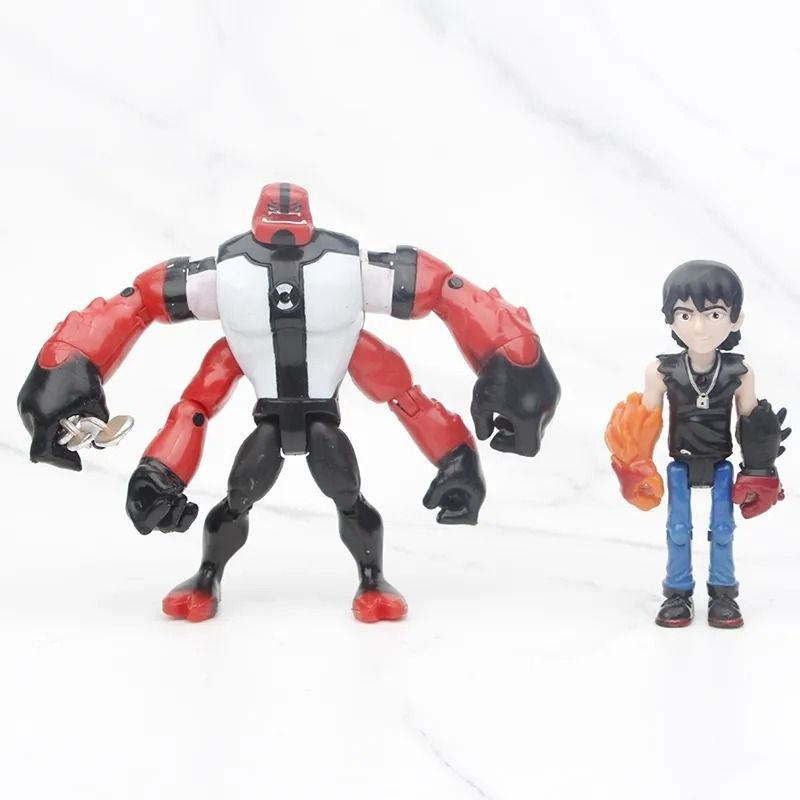 Ben 10 Tennyson Four arms Grey Matter Action Figure 10 13cm 8pcs