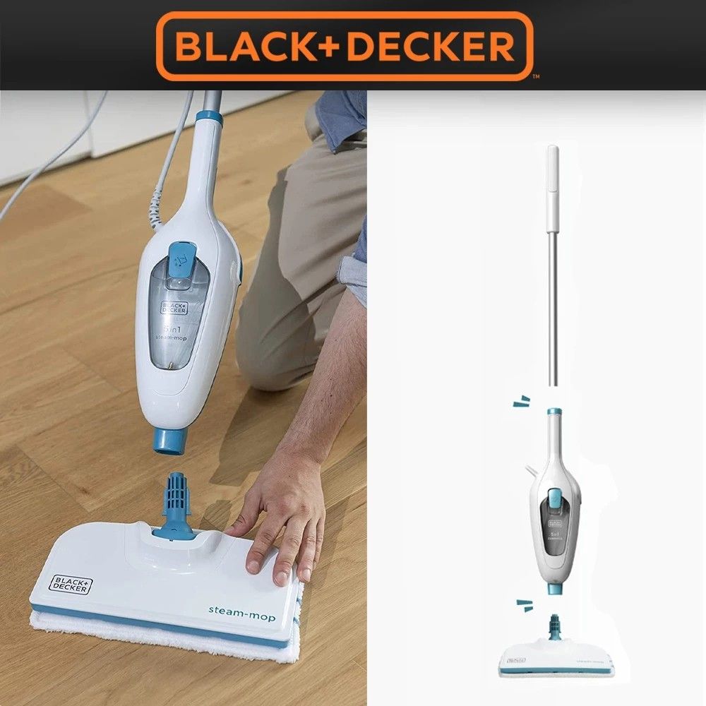 Black and Decker 5 in 1 Steam Mop FSMH13E5, Furniture & Home Living